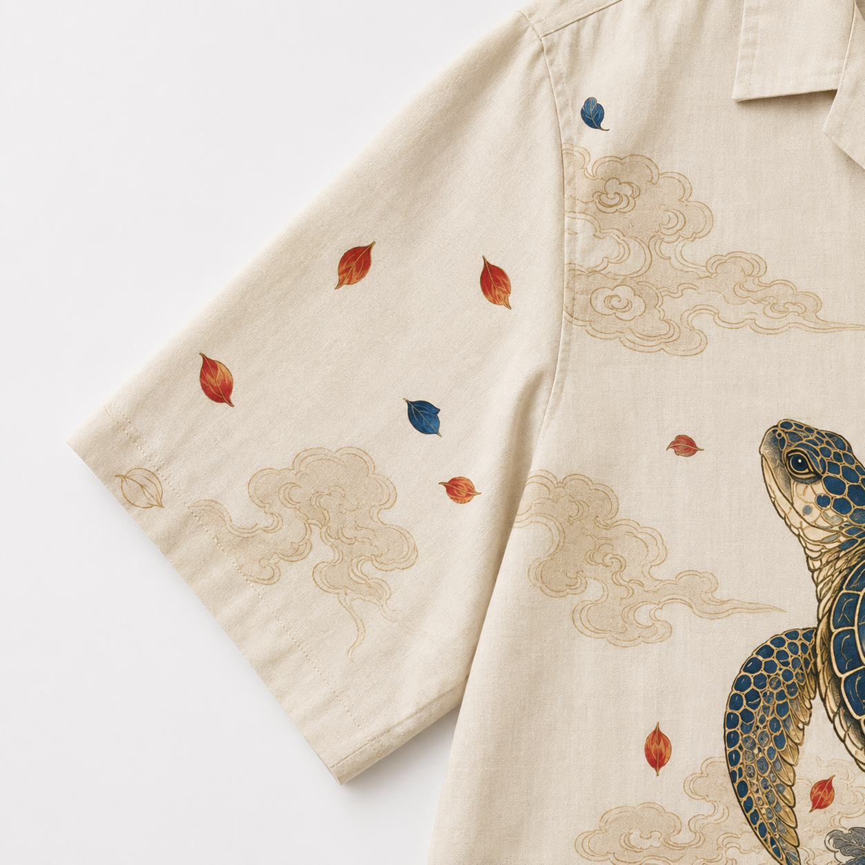 Oceanic Turtle Wave Hawaiian Shirt