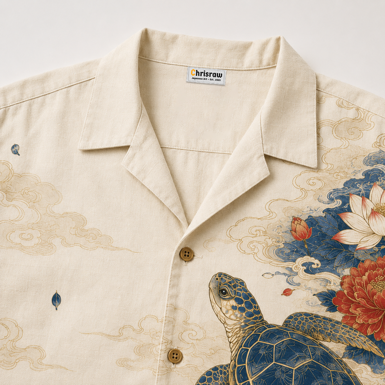 Oceanic Turtle Wave Hawaiian Shirt