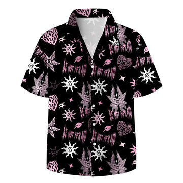 UniJames Be Not Afraid Black Christian Hawaiian Shirt