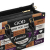 God Says You Are Leather Bags, Personalized Bags, Gifts for Women, Christmas Gift, CABLTB04300723.