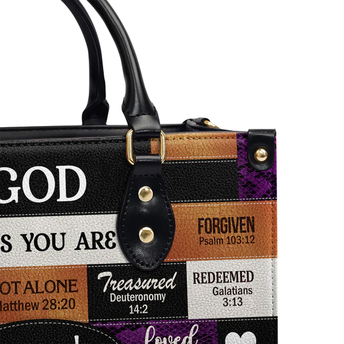 God Says You Are Leather Bags, Personalized Bags, Gifts for Women, Christmas Gift, CABLTB04300723.