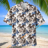 UniJames "Born To Be Free" Running Horse Plaid Hawaiian Shirt