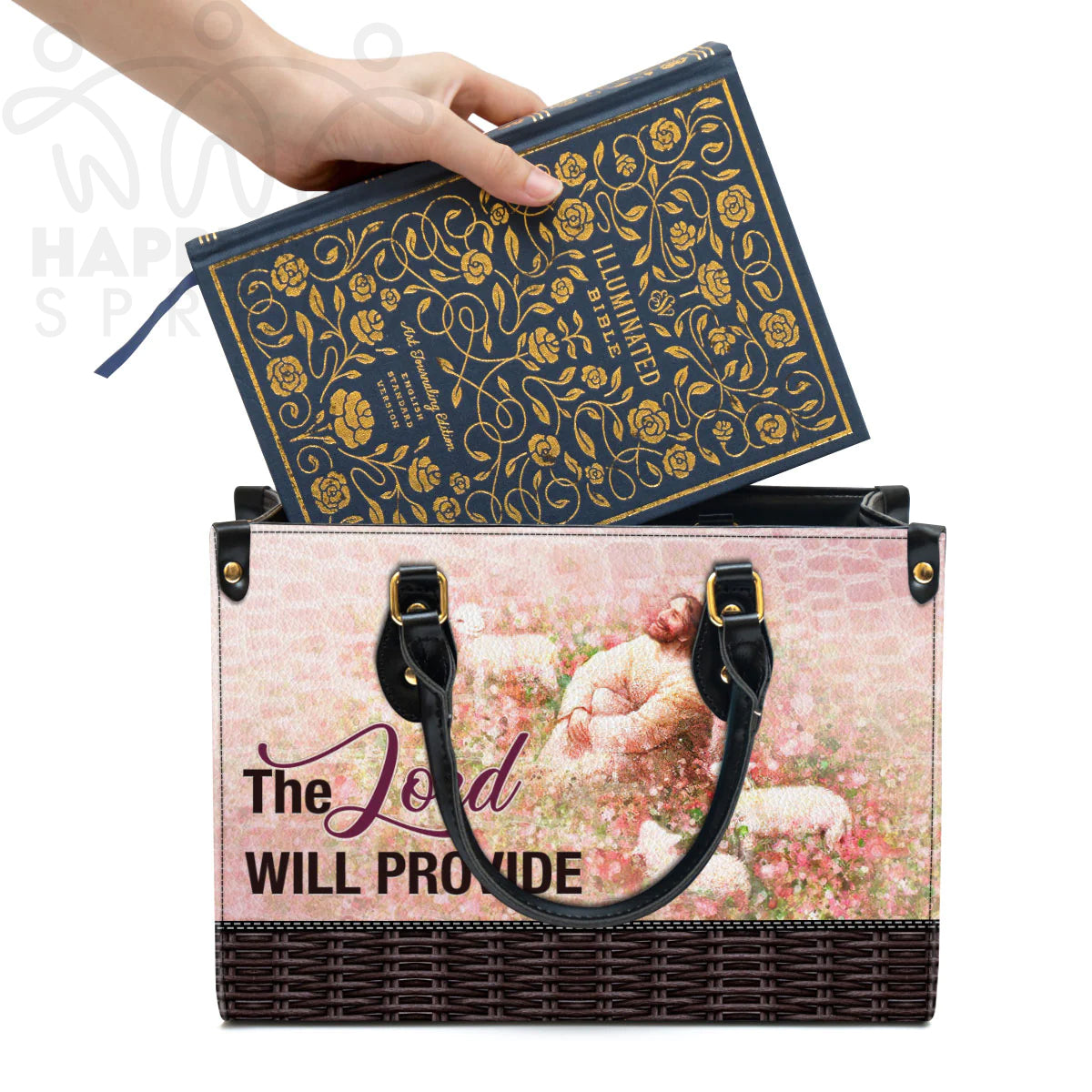 Personalized Hand Bag, The Lord Will Provide, Personalized Gifts, Gifts for Women.