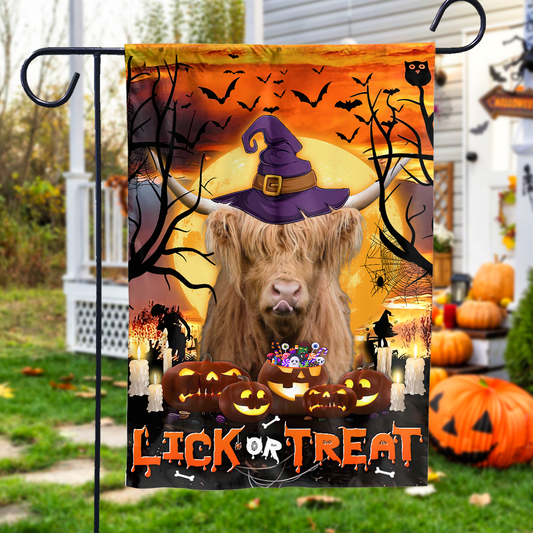 Uni Highland Lick Or Treat Flag