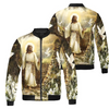 Unijames Jesus Christian 3D All-Over Print Bomber Jacket