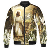 Unijames Jesus Christian 3D All-Over Print Bomber Jacket