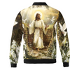 Unijames Jesus Christian 3D All-Over Print Bomber Jacket