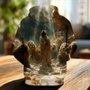 Unijames Men's 3D Printed Religious Scene Art Hoodie