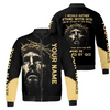 Unijames Jesus Christian 3D All-Over Print Bomber Jacket