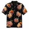 Midnight Peony Bloom Hawaiian Shirt