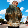 Unijames Men's 3D Printed Religious Scene Art Hoodie