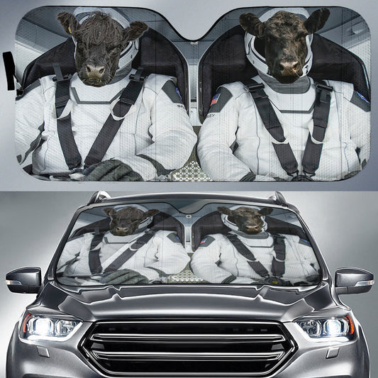 Uni Belted Galloway Universe 3D Sun Shade
