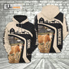 Uni Simmental Black White Custom Name 3D Hoodie