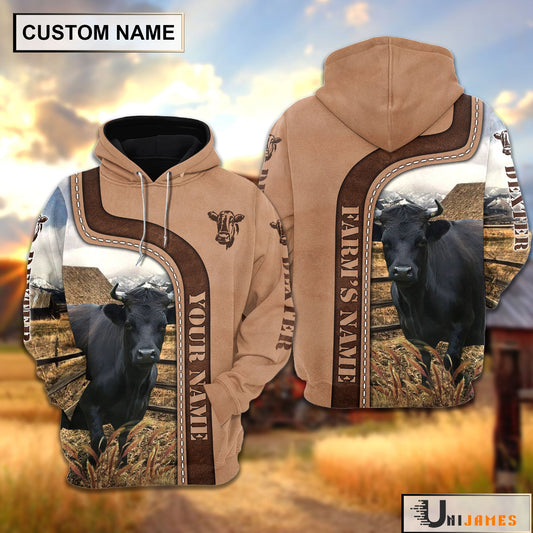 Uni Personalized Name Dexter Light Brown Hoodie