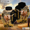 Uni Texas Longhorn Happy Life Farm Personalized 3D Hoodie