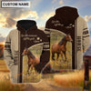Uni Personalized Name Horse Live Like Someone Left The Gate 3D Shirt