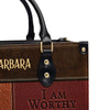 I Am Strong I Am Loved Leather Bags, Personalized Bags, Gifts for Women, Christmas Gift, CABLTB01300723.