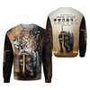 Unijames Armor of God Lion Warrior 3D Hoodie