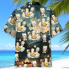 Unijames Cute Marshmallow Camping Hawaiian Shirt