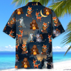 Unijames Funny Animal Camping Hawaiian Shirt
