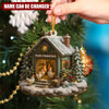 Welcome to Our Cozy Farm, Celebrate the Holiday Season, Personalized Custom Wood Ornament