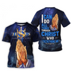 Unijames Jesus Cross and Prayer Jesus 3D All-Over Print Hoodie