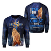 Unijames Jesus Cross and Prayer Jesus 3D All-Over Print Hoodie