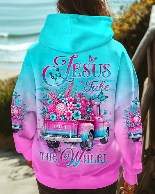 Jesus Take The Wheel Women's All Over Print Shirt - Yhlt0201252