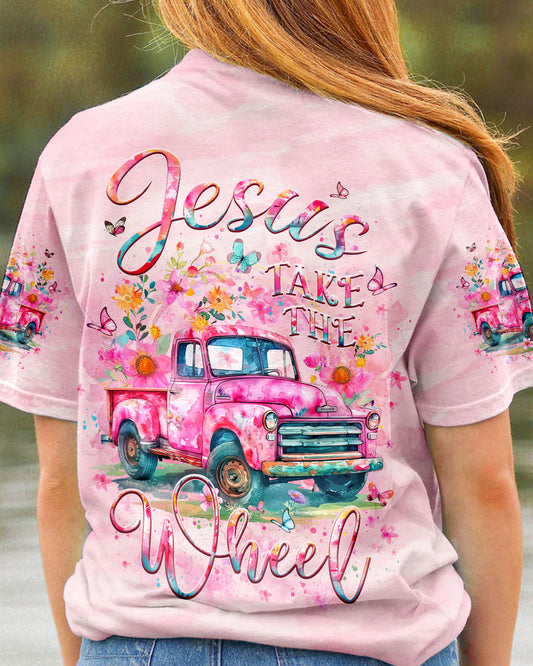 Jesus Take The Wheel Women's All Over Print Shirt - Yhlt0705244