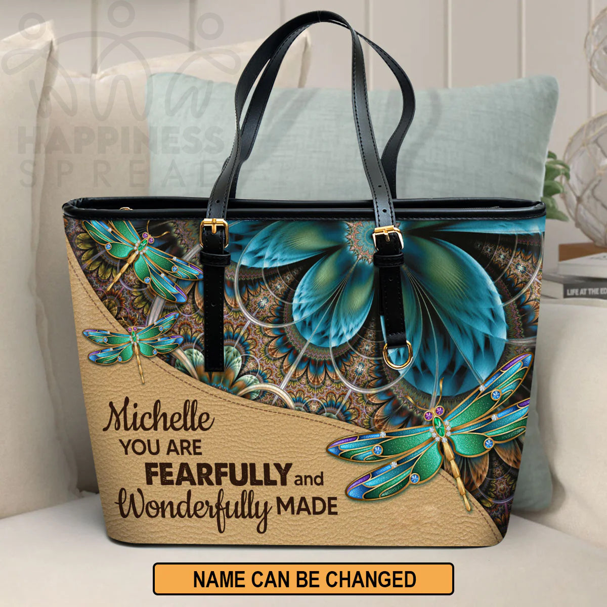 Personalized Hand Bag, You Are Fearfully And Wonderfully Made, Personalized Gifts, Gifts for Women.