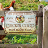 Farm Chicken Coop Fresh Eggs Custom Classic Metal Signs, Farm Sign, Chicken Coop, Farm Decor