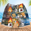 Unijames Vintage Camping Marshmallow Hawaiian Shirt
