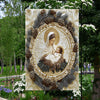 Uni Garden Flag 12" x 18" - Mother’s Embrace Mary & Jesus