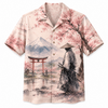 Sakura Ronin at Mount Fuji Hawaiian Shirt