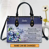 Personalized Hand Bag, Blessed Is She Who Daily Imparts Nurturing Care And Kindness Of Heart, Personalized Gifts, Gifts for Women.