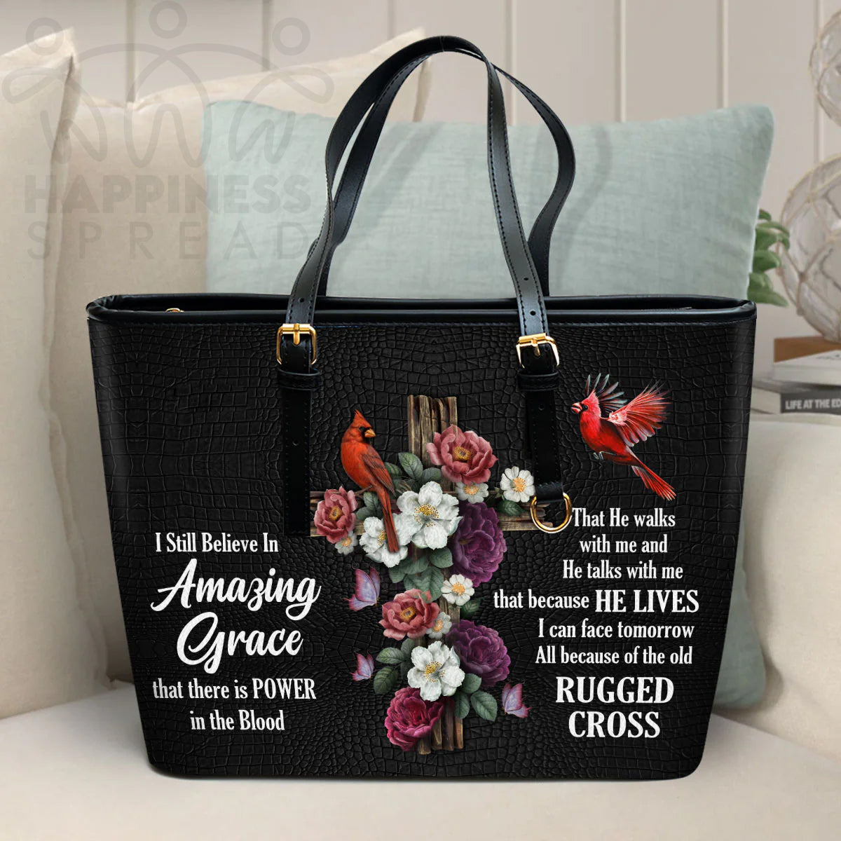 Personalized Hand Bag, I Still Believe In Amazing Grace, Personalized Gifts, Gifts for Women.