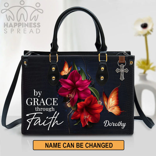 Personalized Hand Bag, By Grace Through Faith, Personalized Gifts, Gifts for Women.