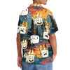 Unijames Funny Marshmallow Emotions Hawaiian Shirt
