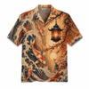 Golden Lantern & Koi Hawaiian Shirt