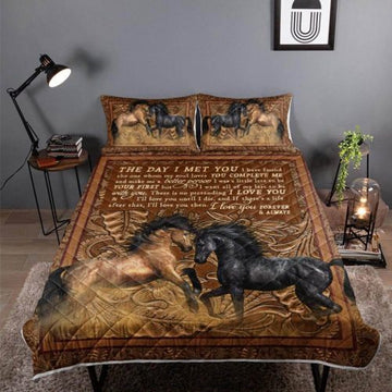 UniJames Horse Harmony Ensemble Bedding Set