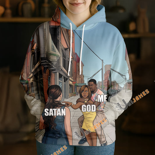 Unijames God Protects Me Hoodie – Christian Meme Hoodie