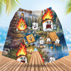 Unijames Vintage Camping Marshmallow Hawaiian Shirt