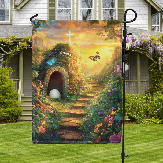 Uni Garden Flag 12" x 18" Hopeful Sunrise Path