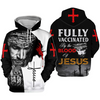 Unijames "Fully Vaccinated by the Blood of Jesus" 3D Hoodie