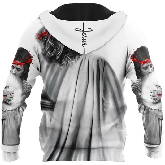 Unijames In The Arms Of Lord God 3D Hoodie