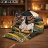 Unijames Personalized  Horse Ranch Landscape Leather Style Cap