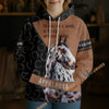 Uni Winter Horse Lover Personalized 3D Hoodie
