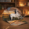 Unijames Personalized Sunset Zipper Horse Portrait Cap