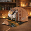 Unijames Personalized Sunset Zipper Horse Portrait Cap