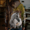 Unijames Personalized Appaloosa Horse Wood Grain Meadow Hoodie